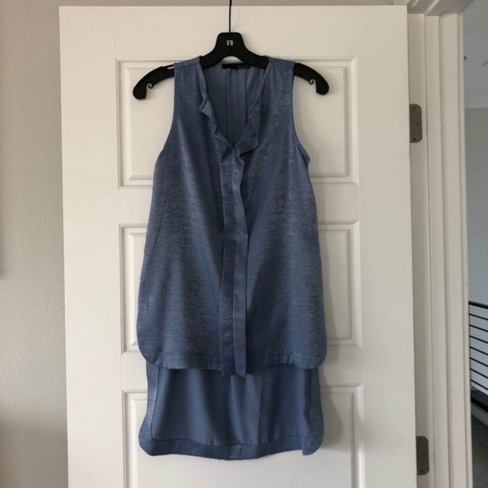 Ro & De Women's Blue Long Tank Top